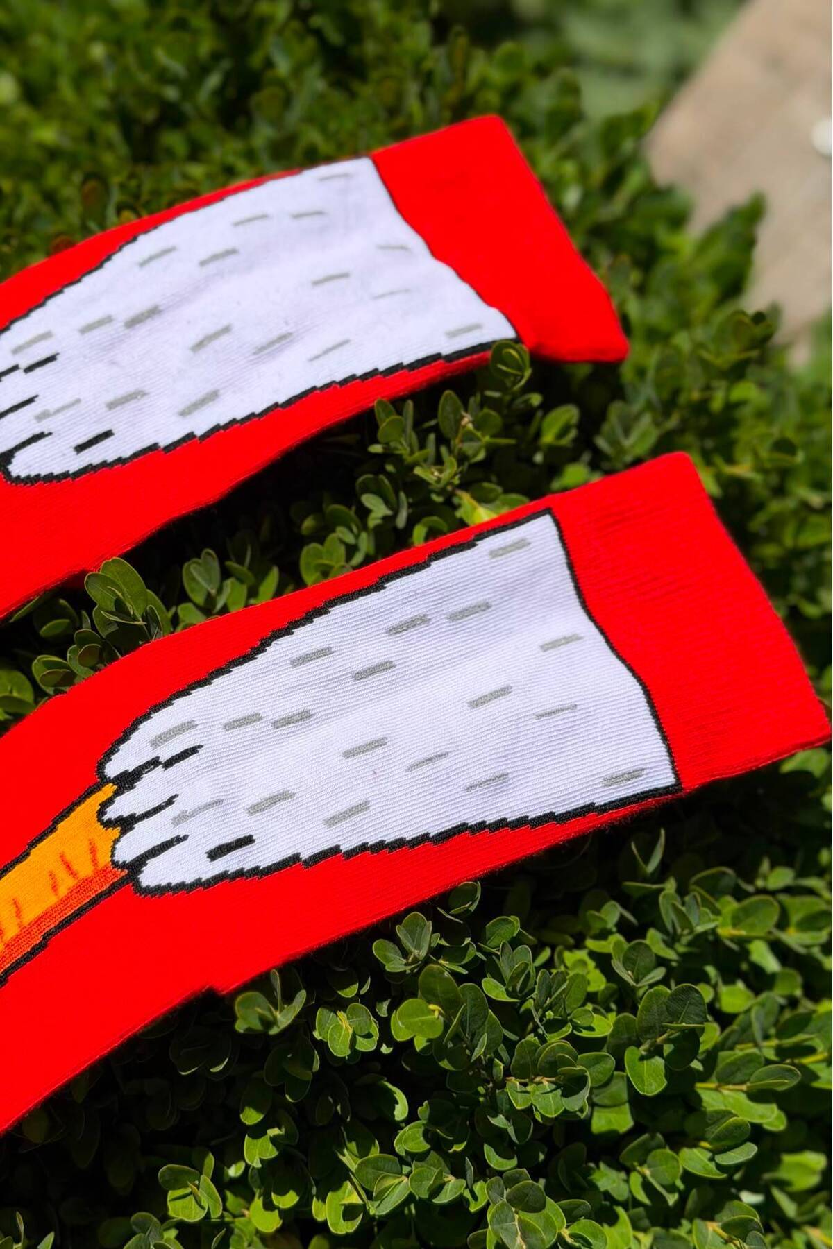 Unisex Horoz Ayağı Renkli Soket Çorap