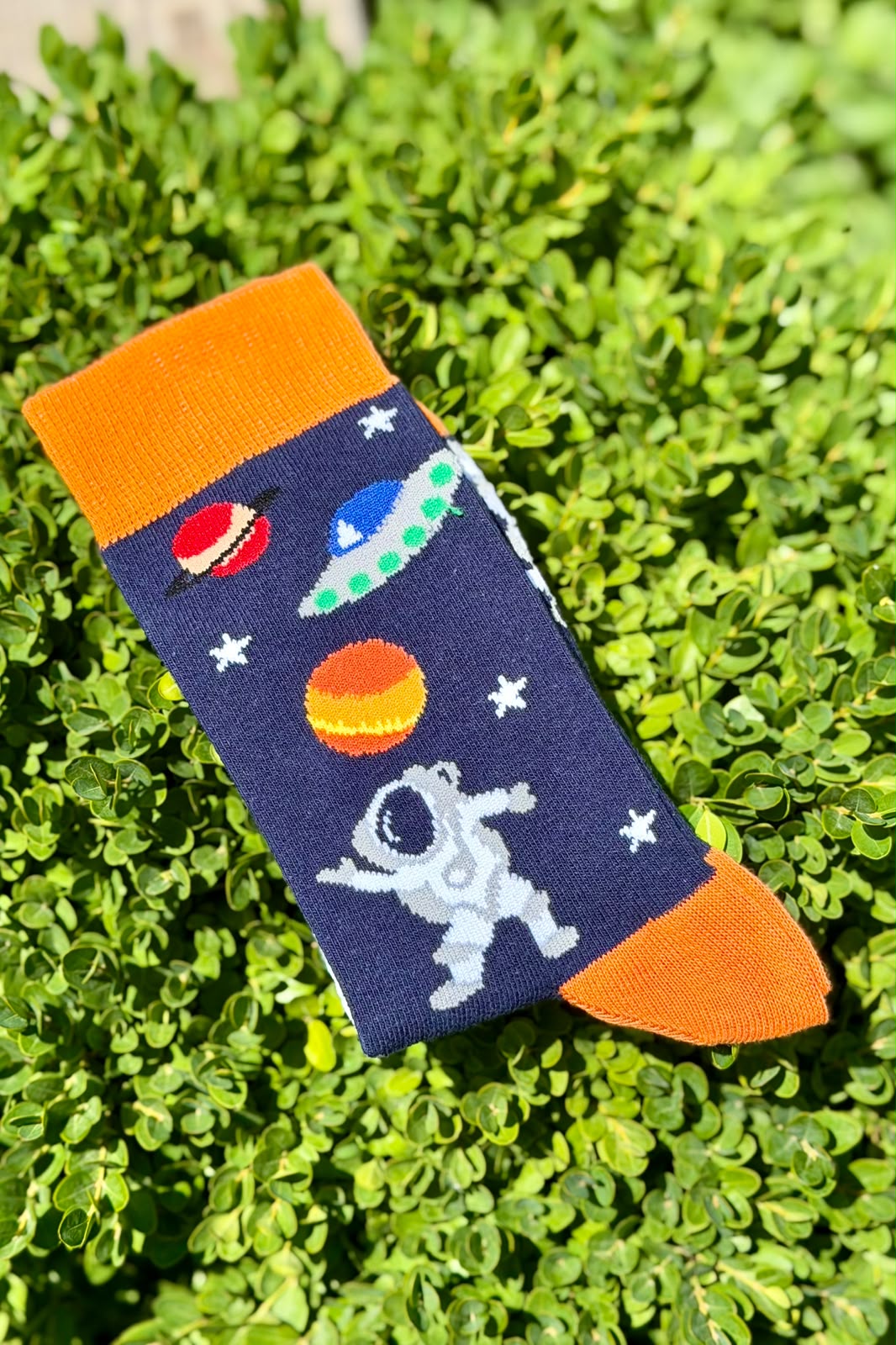 Mars Astronot Uzay Gemisi Turuncu Soket Çorap
